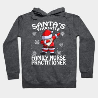 Santas Favorite Family Nurse Practitioner Christma Hoodie